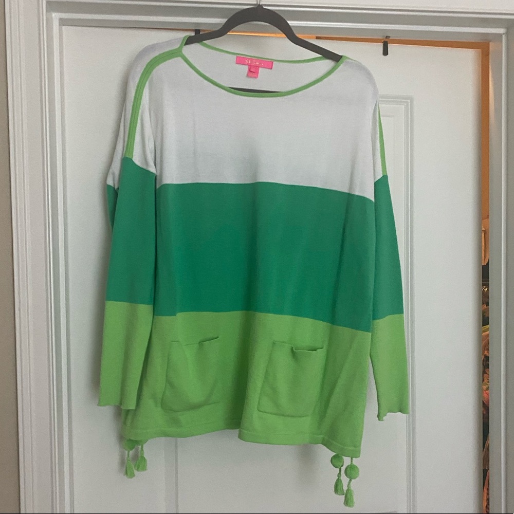 Lilly Pulitzer Green Sweater